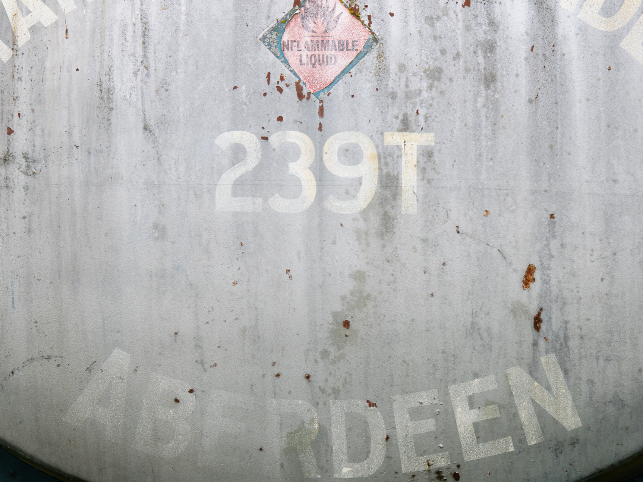 Photo of an old tanker taken with the Olympus OM-1 Mark II