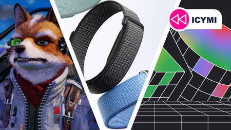 Star Fox next to the new Google Fitbit band and the Google I/O 2024 logo