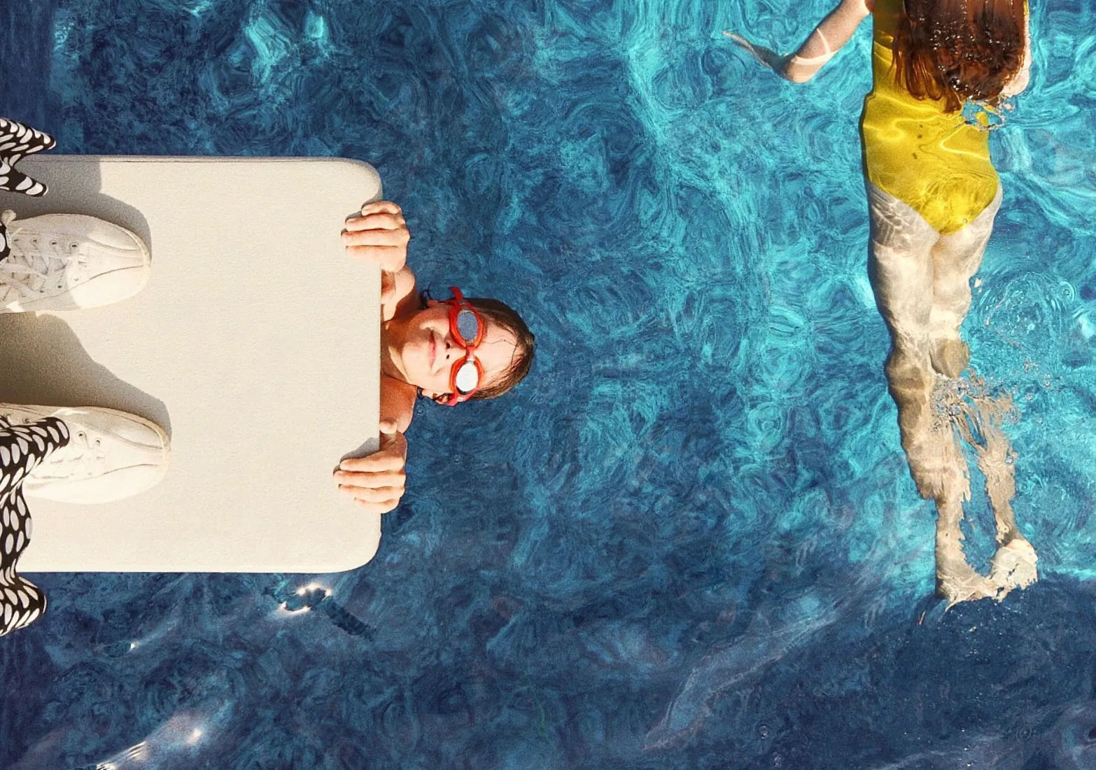 Swimming pool scene edited with VSCO Film X preset KC25