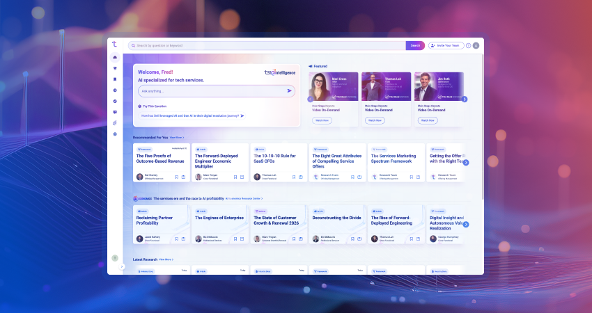 What Is the TSIA Portal? A Walkthrough of the Tools, Research, and AI Features That Help You Take Action