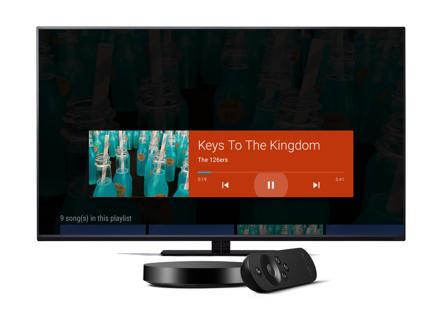 Running on an Android TV Android TV