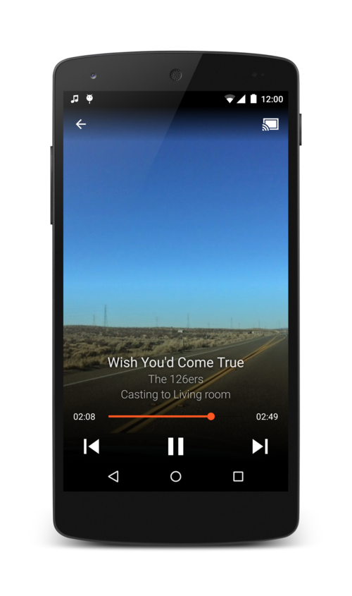 A basic full screen activity Full screen player
